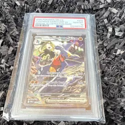Pokemon Destined Rivals Cynthia's Garchomp ex 232/182 SIR Holo Full Art PSA 10 - Image 1