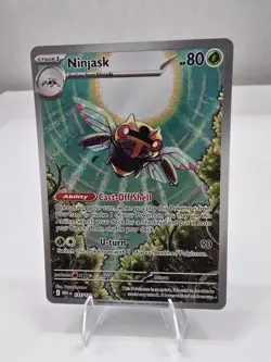 Pokemon Ninjask Me01 Mega Evolution 137/132 Stage 1 80 HP Illustration Rare Holo - Image 1