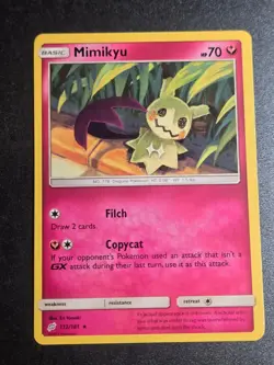 Mimikyu 112/181 MP Team Up Rare Pokemon - Image 1