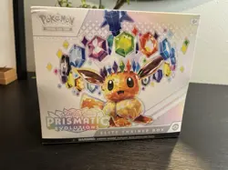 Pokemon TCG Scarlet & Violet Prismatic Evolutions Elite Trainer Box ETB k Tear - Image 1