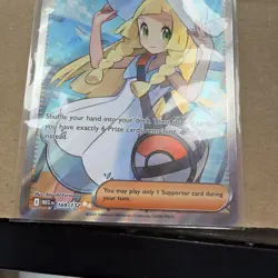 Lillie's Determination 169/132 Secret Rare Pokemon Mega Evolution Full Art NM/M - Image 1