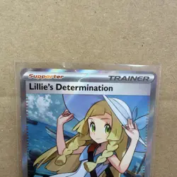 Lillie's Determination 169/132 Secret Rare Pokemon Mega Evolution Full Art NM/M - Image 2