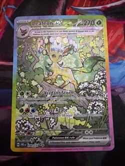 Pokemon TCG Leafeon EX Prismatic Evolutions 144/131 MINT FRESH PULL💎 - Image 1