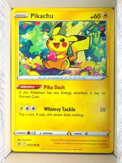 Pikachu 052/196 SWSH 2022 English Sword & Shield Lost Origin - Image 1