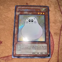 🔥 Yugioh Marshmallon PP01-EN003 SECRET RARE ORIGINAL HOLOFOIL LP #1 - Image 1