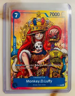 One Piece Monkey D Luffy P-043 Convention Exclusive Promo - Image 1