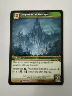 Angrathar The Wrathgate - Wrathgate - World Of Warcraft WoW TCG Epic NM - Image 1