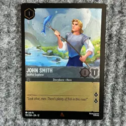 Disney Lorcana Wilds Unknown John Smith 192/204 Rare Foil - Image 1