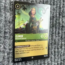 Disney Lorcana Wilds Unknown Elinor Renowned Diplomat 86/204 Super Rare Foil - Image 3