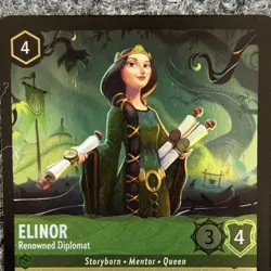 Disney Lorcana Wilds Unknown Elinor Renowned Diplomat 86/204 Super Rare Foil - Image 5