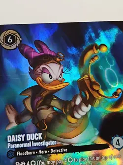 Daisy Duck - Paranormal Investigator 24/P3 Set Champ Foil Promo Top 8 NM Lorcana - Image 2
