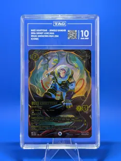 2026 DISNEY LORCANA WILDS UNKNOWN ICONIC BUZZ LIGHTYEAR JUNGLE RANGER TAG 10 - Image 1