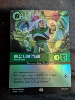 Disney Lorcana TCG Buzz Lightyear Space Ranger 211/204 Foil English - Image 1