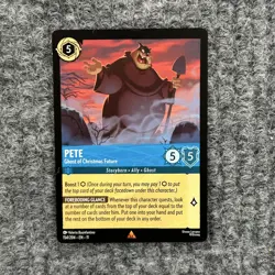 Disney Lorcana Winterspell Pete Ghost of Christmas Future 154/204 Rare NM - Image 1