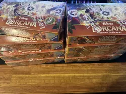 Disney Lorcana TCG Wilds Unknown Booster Box Display Factory Sealed Mint New x8 - Image 1