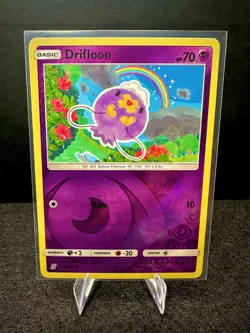 Drifloon 80/236 Sun & Moon Unified Minds Reverse Holo Pokemon TCG Card LP - Image 1
