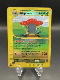 Vileplume 69/165 Expedition Base Pokemon Card Vintage Reverse Holo Rare - Lp/Vlp - Image 1