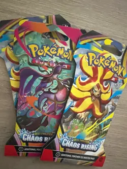 Pokemon Chaos Rising bulk of 65 cards inside side. Booster Box opened. Variety - Image 5
