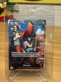 Shanks (2025 PSA Promo) OP09-001 One Piece Promo Cards Foil Sealed MINTY! - Image 1