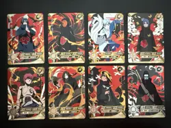 Kayou Naruto AR Red Gold Prism Lot (8 Cards) - US SELLER!! - Image 1