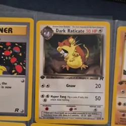 Pokemon TCG 2000 Team Rocket 15-Card Lot English 1st Edition RAW - Image 4