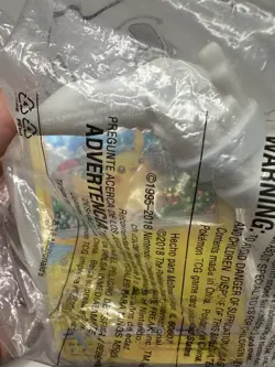 Pikachu 2018 Pokemon Card Mc Donald's #4/12 Holo Rare NEW Sealed Mint + Toy - Image 1