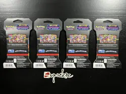 Pokemon TCG Mega Evolution-Phantasmal Flames Sleeved Booster Pack 10 Cards 4pk - Image 2