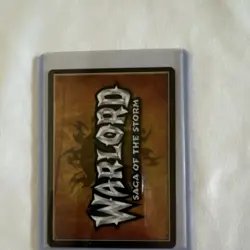 Warlord Saga of the Storm Simon Abraxas Character Card 155 Foil - Image 2
