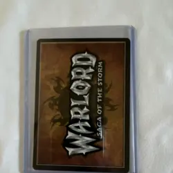 Warlord Saga of the Storm Black Tom of Corinth Character Card 16 English Foil - Image 2