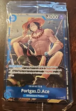 Monkey D Luffy Ace Sabo P-075 One Piece OP13 3 Card Promo Set Sealed - Image 3