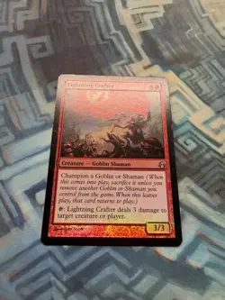MTG Foil Lightning Crafter EX/LP- Morningtide - Image 2