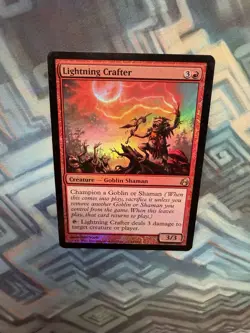 MTG Foil Lightning Crafter EX/LP- Morningtide - Image 3