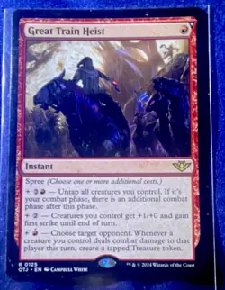 Wizards of the Coast MTG Great Train Heist OTJ Foil Rare #0125 English 2024 - Image 1