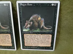 Magic the Gathering: 2x Plague Rats - Image 2