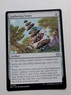 MTG - Lorwyn Eclipsed: Gathering Stone (0257) - Uncommon - Near Mint - Image 1