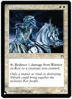 Warrior en-Kor - The List Reprints - Mystery Booster 2 - MTG - NM/M - Image 1