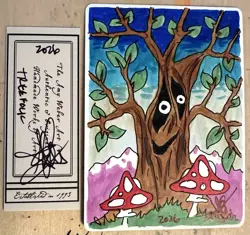MTG ARTIST PROOF MTG Argothian Treefolk AP Sketch Art Amy WEBER - Image 1