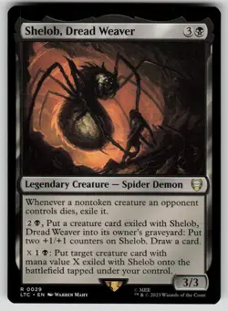 Shelob, Dread Weaver Commander: The Lord of the Rings 29 MTG NM - Image 1