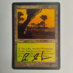 MTG Windswept Heath Onslaught - Signed by Artist Anthony S Waters - Image 1