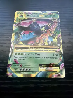 Pokemon TCG Evolutions Ultra Rare Holo Mega M Venusaur EX 2/108 - Image 2