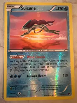 Suicune 30/122 Breakpoint Reverse Holo XY 2016 Pokemon TCG LP - Image 1