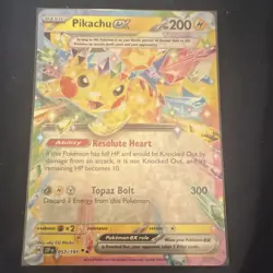 The Pokemon Company Pikachu ex 057/191 Surging Sparks Holo Double Rare 200 HP - Image 1