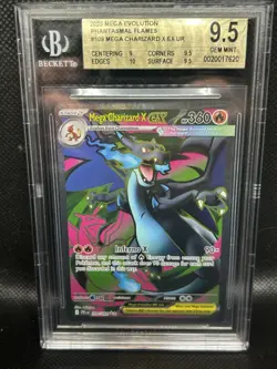 Mega Charizard X Ex 2025 POKEMON PHANTASMAL FLAMES ULTRA RARE BGS 9.5 - Image 1