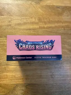 Pokemon Center Chaos Rising ETB Elite Trainer Box | New & Factory Sealed - Image 3