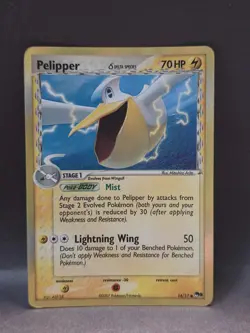 Pelipper Delta Species 14/17 NM Non-Holo POP Series 5 Pokemon TCG - Image 1