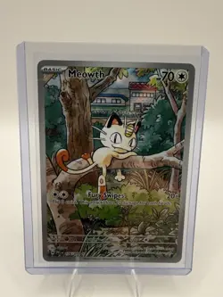 Pokemon Meowth Illustration Rare Holo Me02: Phantasmal Flames 106/094 English - Image 1