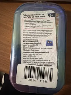 Pokemon Prismatic Evolutions Mini Tin Evee LEAFEON New Sealed - Image 2