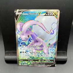 HISUIAN GOODRA V 187/196 LOST ORIGIN FULL ART ULTRA RARE POKEMON TCG NM-MINT - Image 1