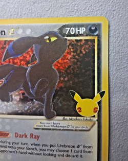UMBREON 17/17 CELEBRATIONS 2021 POKEMON SWORD & SHIELD Holo Goldstar - Image 5