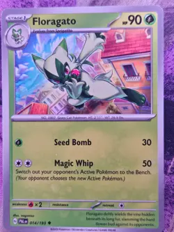 Floragato 014/193 Uncommon Paldea Evolved Pokemon Near Mint - Image 1